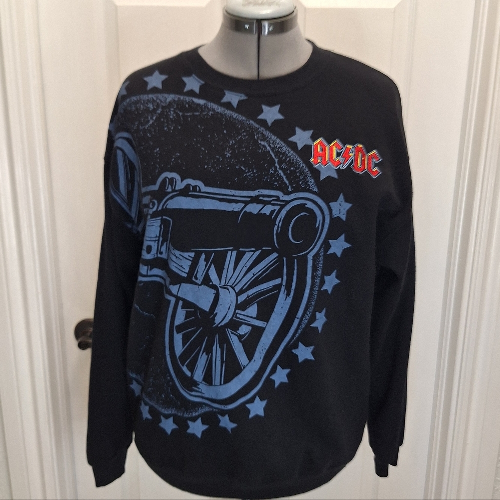 AC/DC Black and Blue Graphic Men's Sweater
